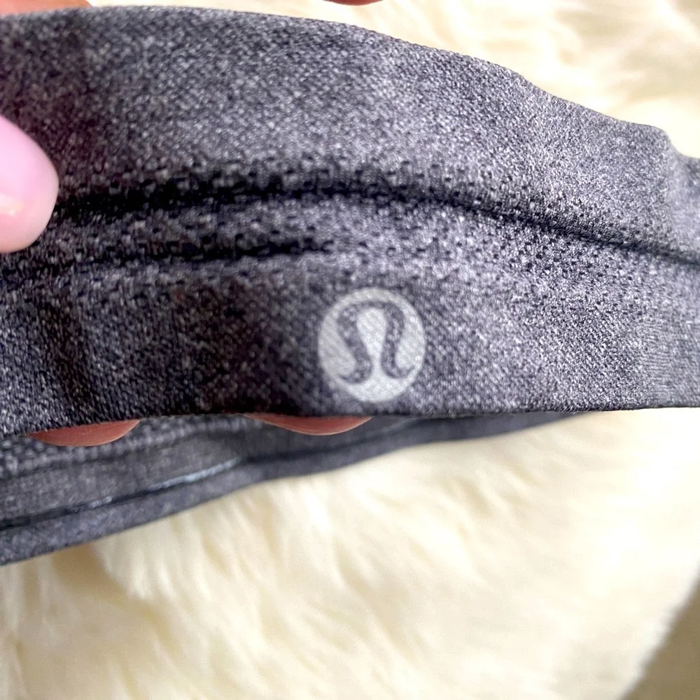 Lululemon gray stretch headband